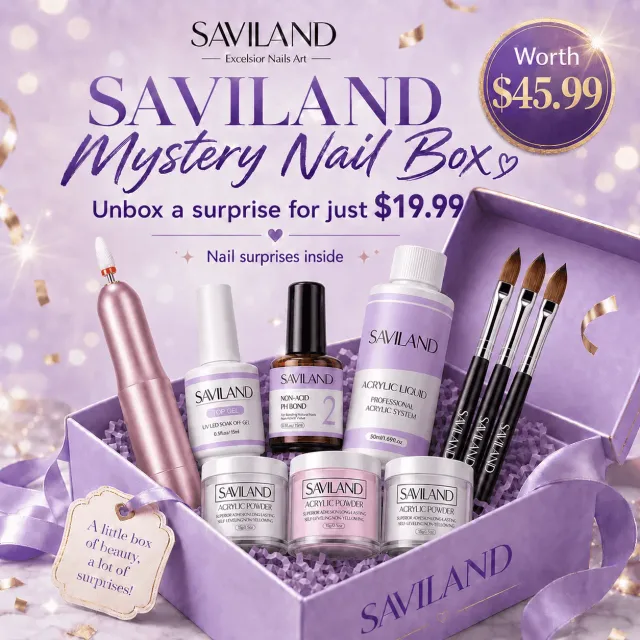 Saviland Mystery Box unghie sorpresa deluxe assortita