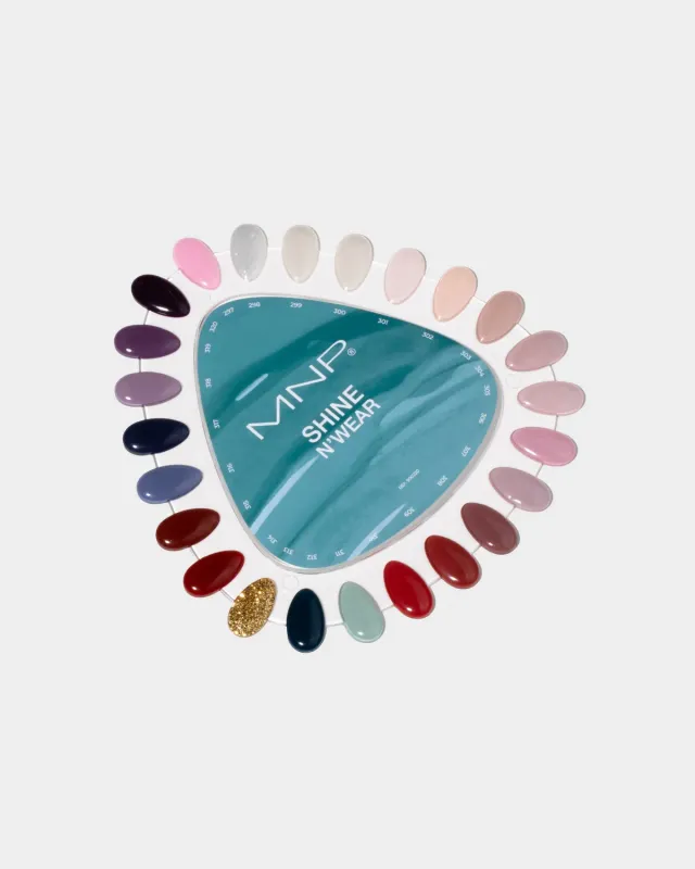 Mesauda Shine N'Wear unghiometro triangolare 24 colori espositore