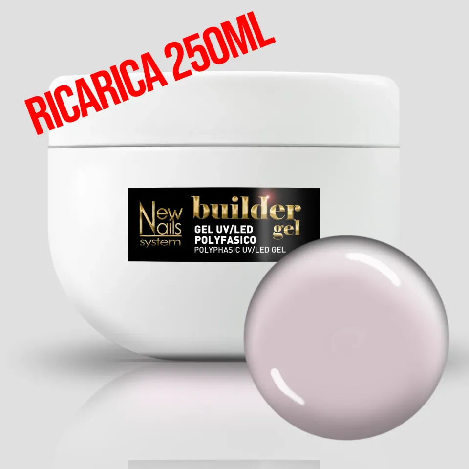 New Nails System Milk Builder Classic gel bianco latte 250 ml