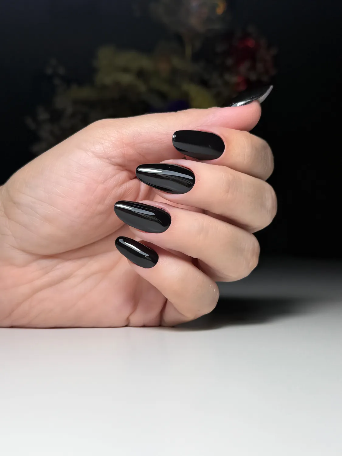 New Nails System Black & White 1044 smalto nero intenso