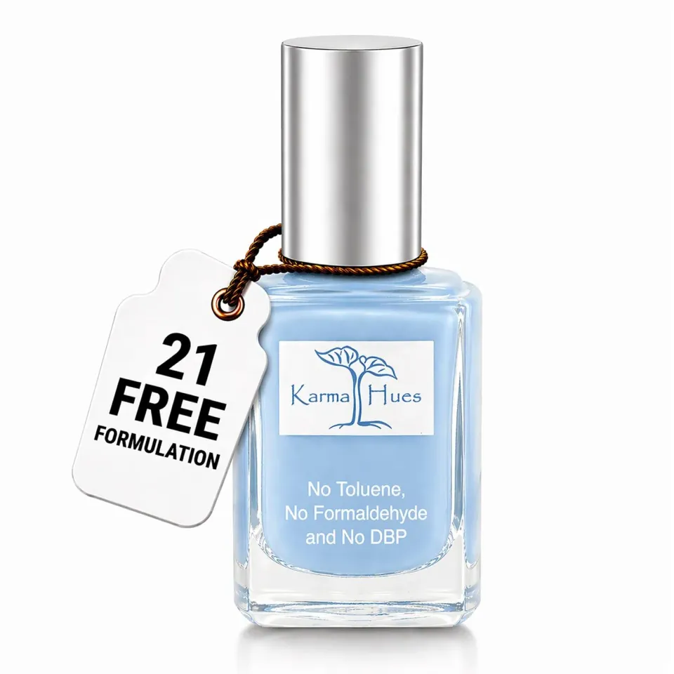 Karma Organic High Tide smalto unghie naturale blu non tossico