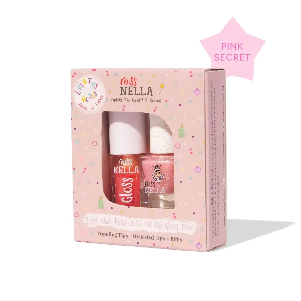 Miss Nella Lip Gloss Nail Duo set smalto lucidalabbra