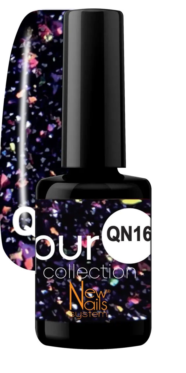 New Nails System Queens QN16 smalto semipermanente effetto brillante