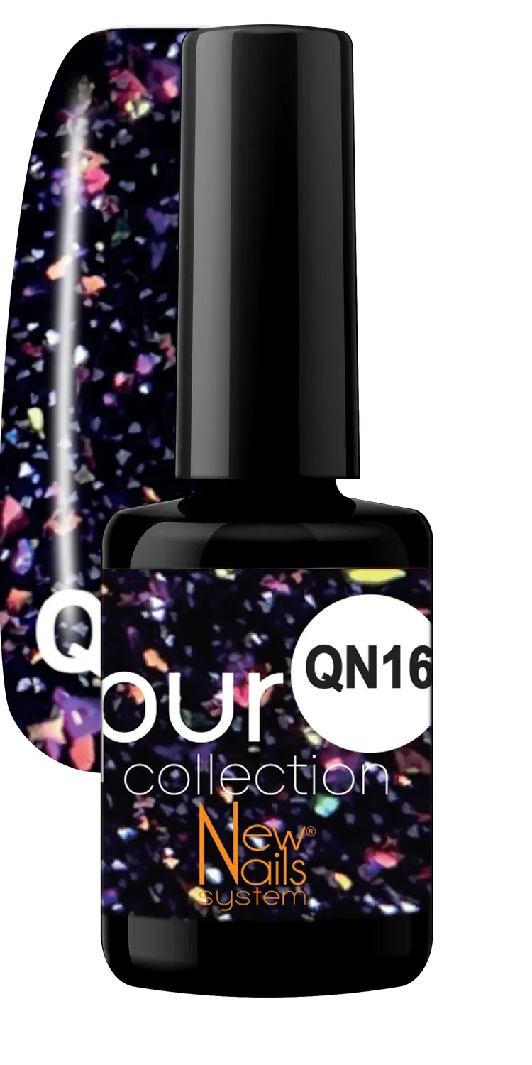 New Nails System Queens QN16 smalto semipermanente effetto brillante