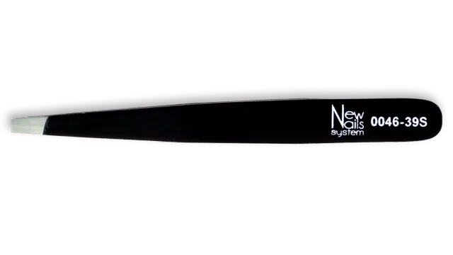 New Nails System 0046-39s pinzetta ciglia punta diritta