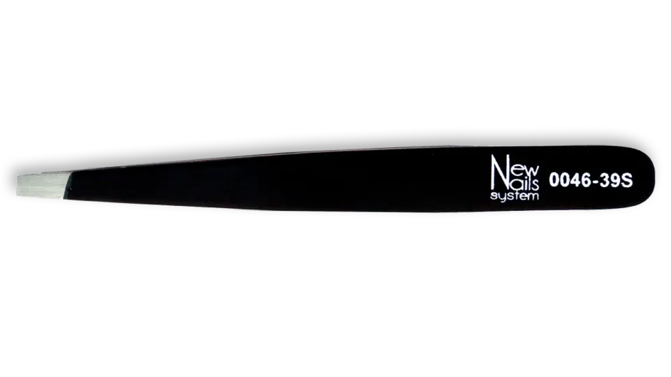 New Nails System 0046-39s pinzetta ciglia punta diritta