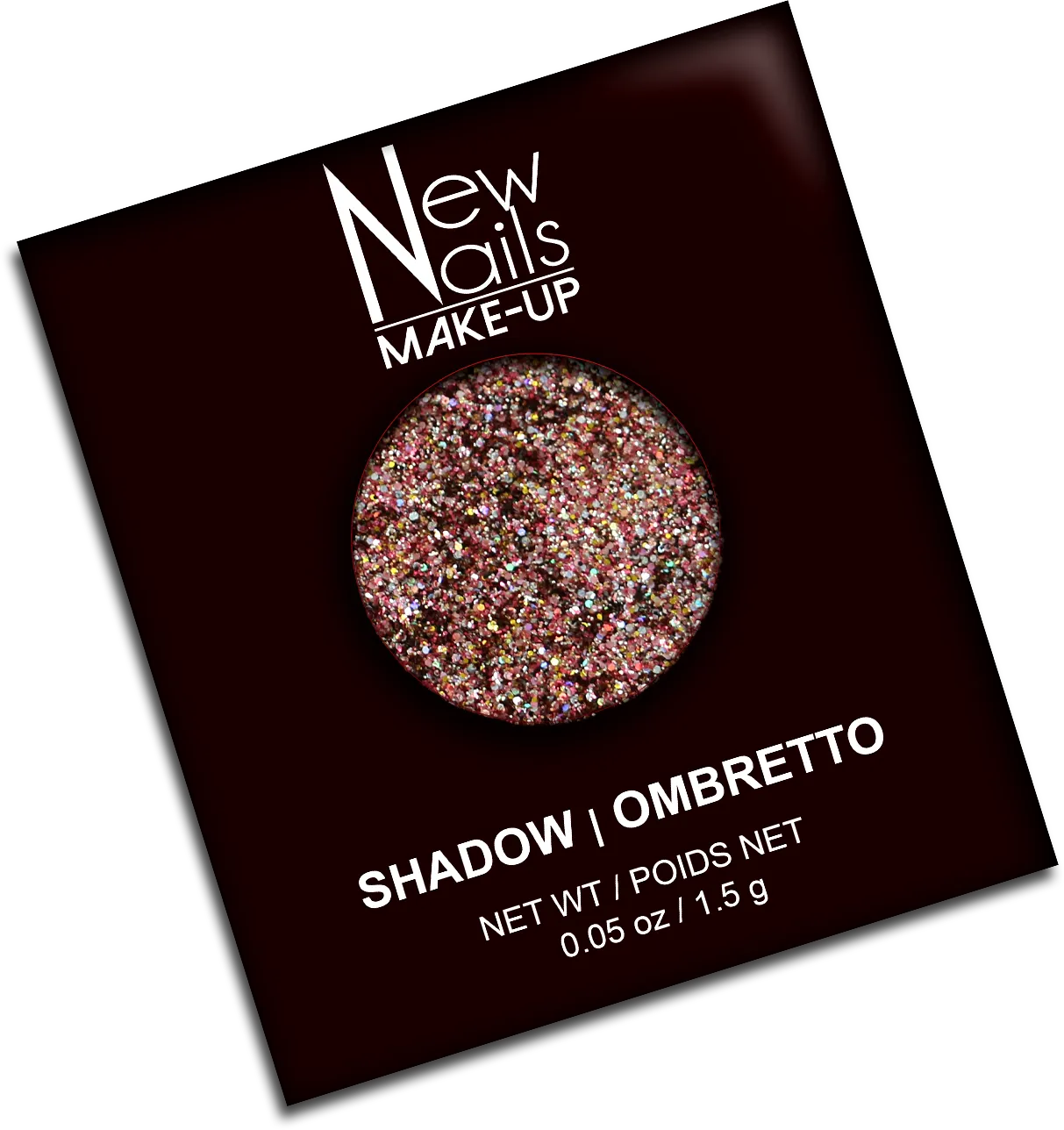 New Nails System EG27 I'Enjoy ombretto glitter cialda 1,5 g rosa