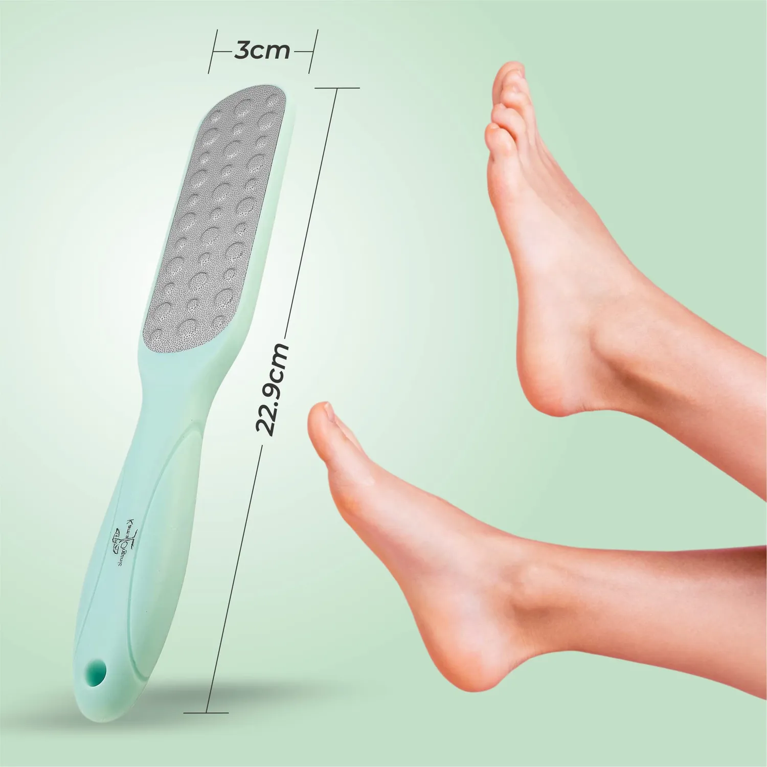 Karma Organic strumento rimozione calli pedicure talloni lisci