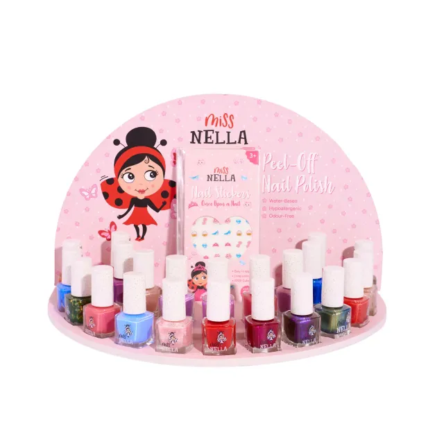 Miss Nella Display Pack espositore 45 smalti + sticker