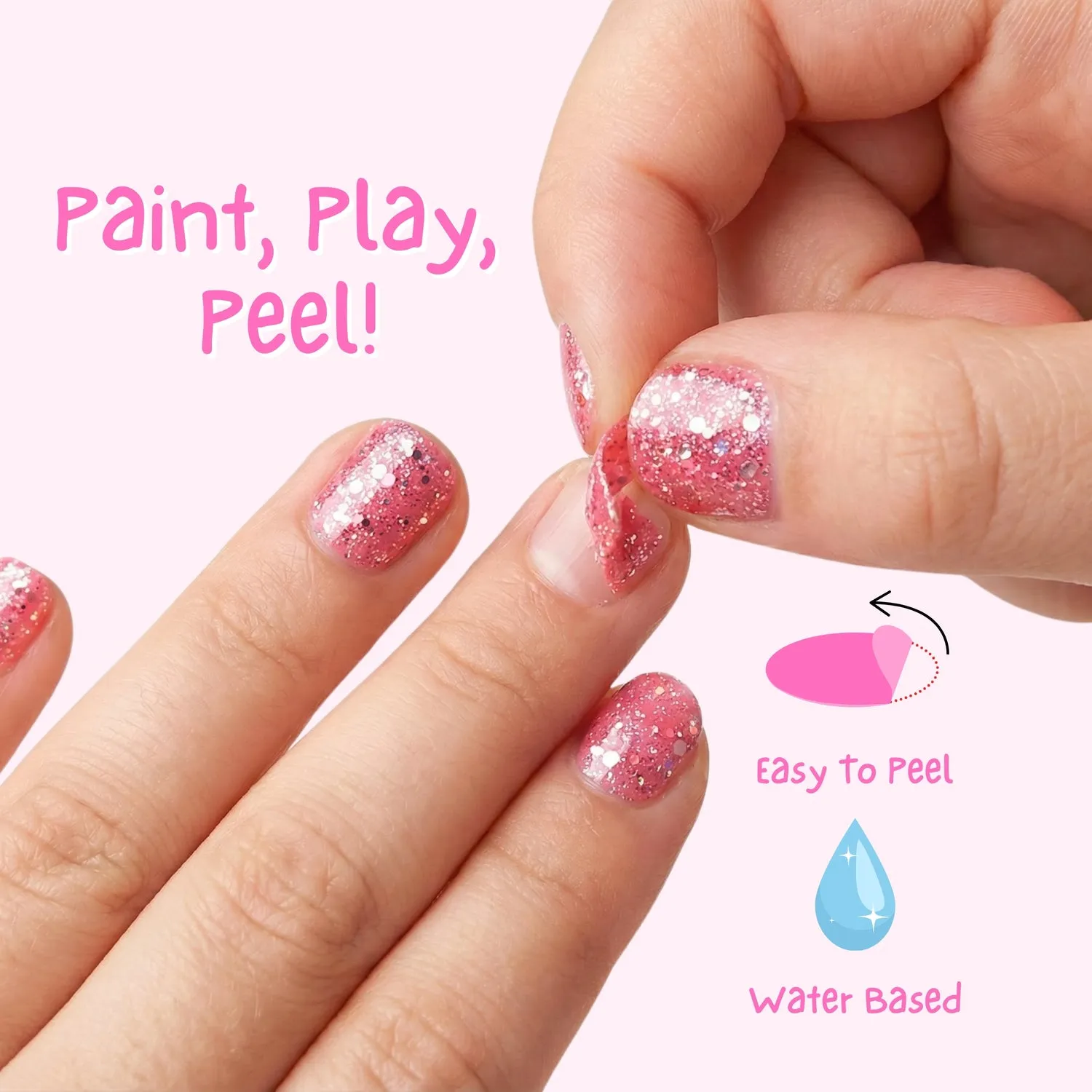 Miss Nella Think Pink set trucco bimba borsetta rosa