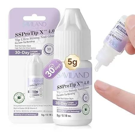 Saviland colla unghie extra forte press-on