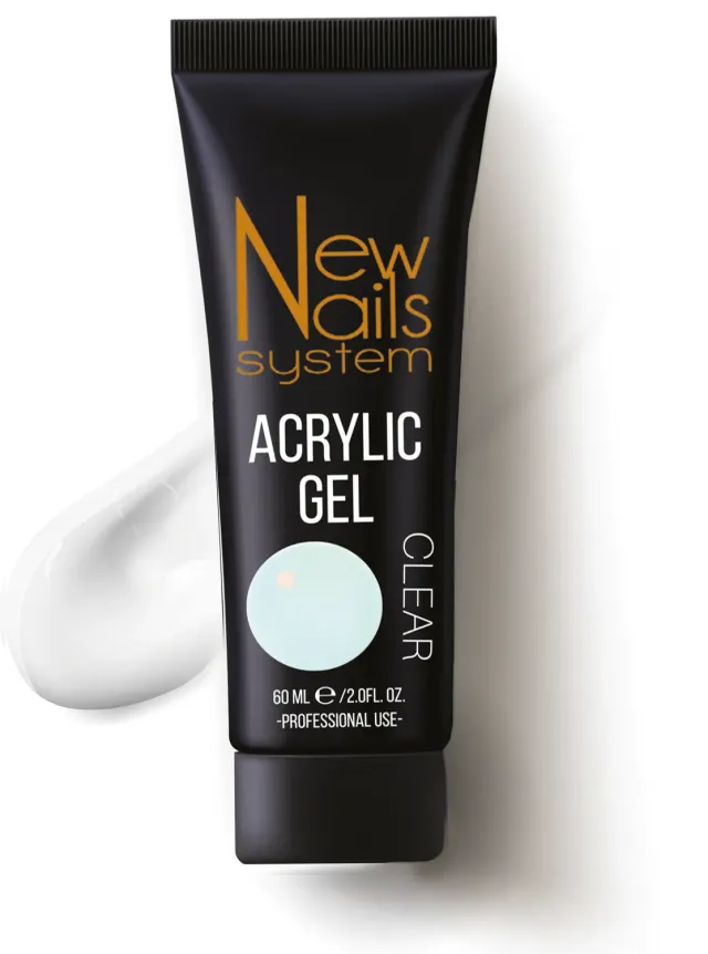 New Nails System Acrygel Clear 60 ml gel acrilico trasparente