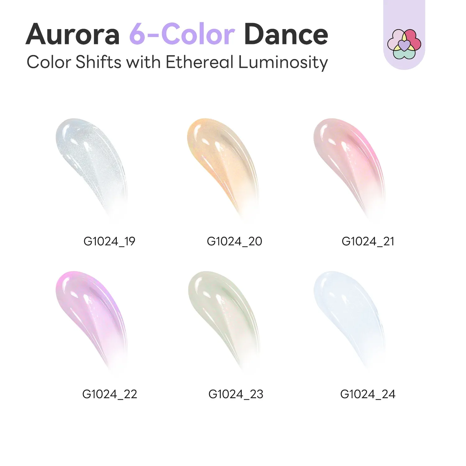 Saviland Aurora polygel unghie 6 colori cat eye brillanti
