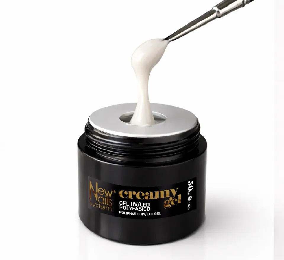New Nails System Creamy Velvet Milk Gel Costruttore 50 g latte