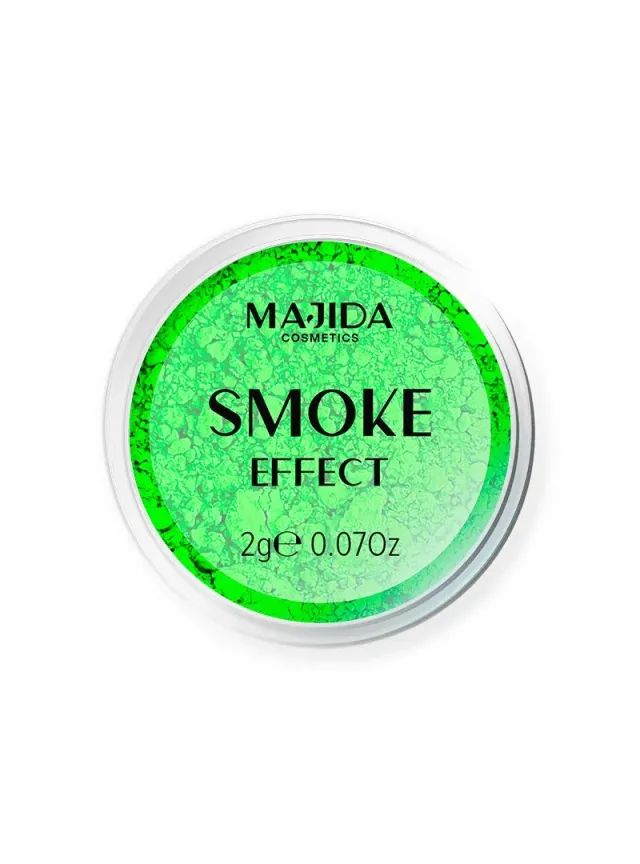 Majida Cosmetics Smoke Effect Green pigmento unghie 2 g effetto fumo