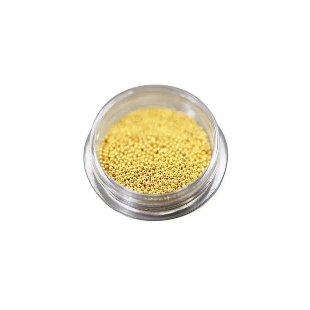 Majida Bullion Oro microperle nail art 1 mm