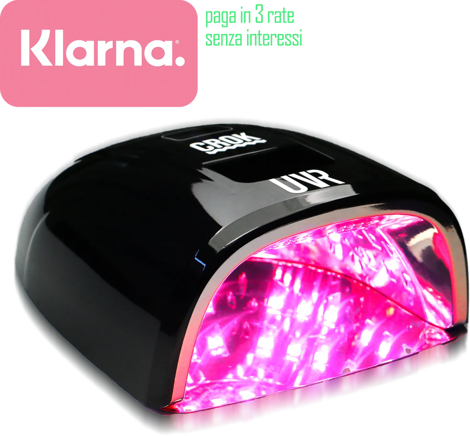 New Nails System Crok UVR Cordless lampada unghie 90W