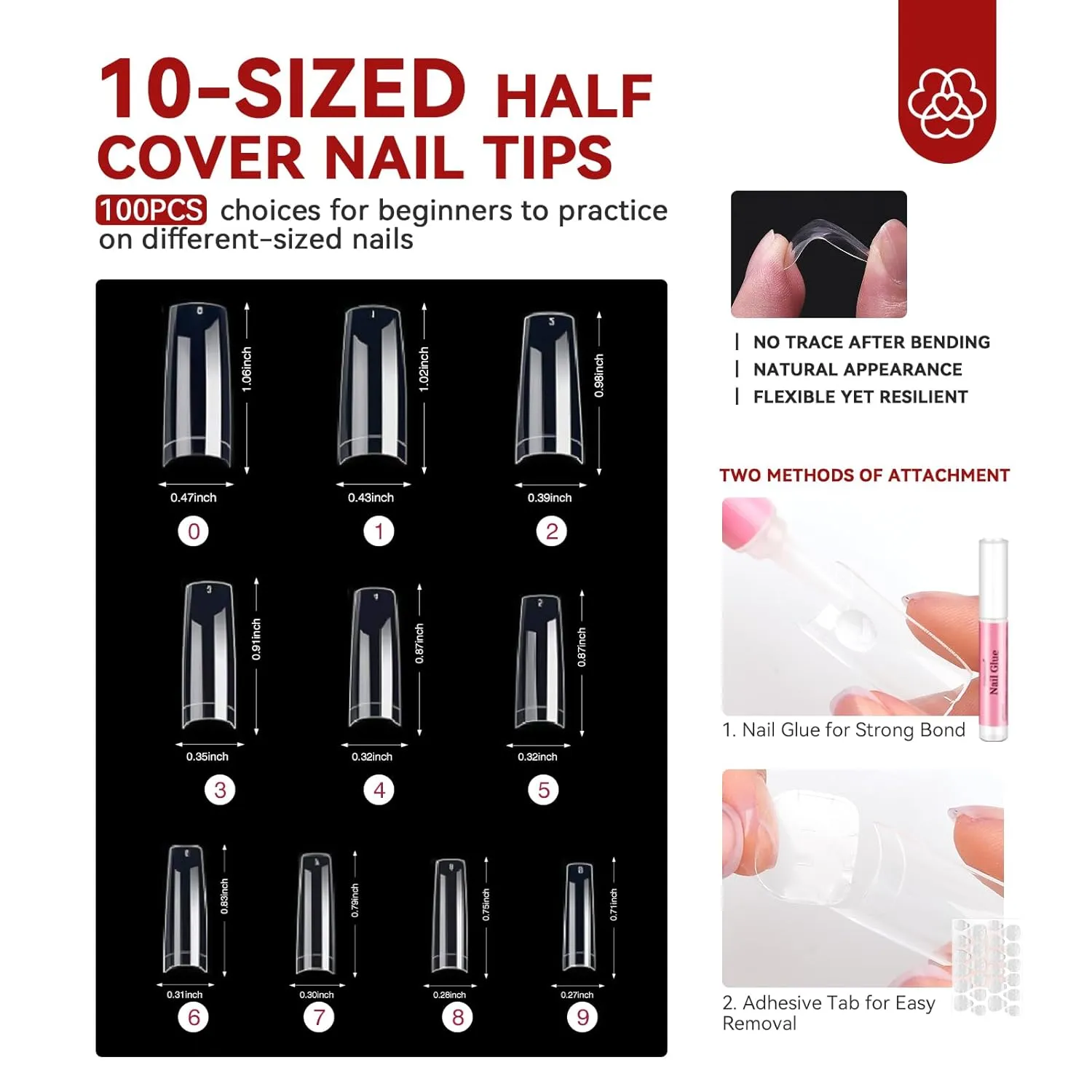Saviland Practice Finger Kit prova unghie 3pz
