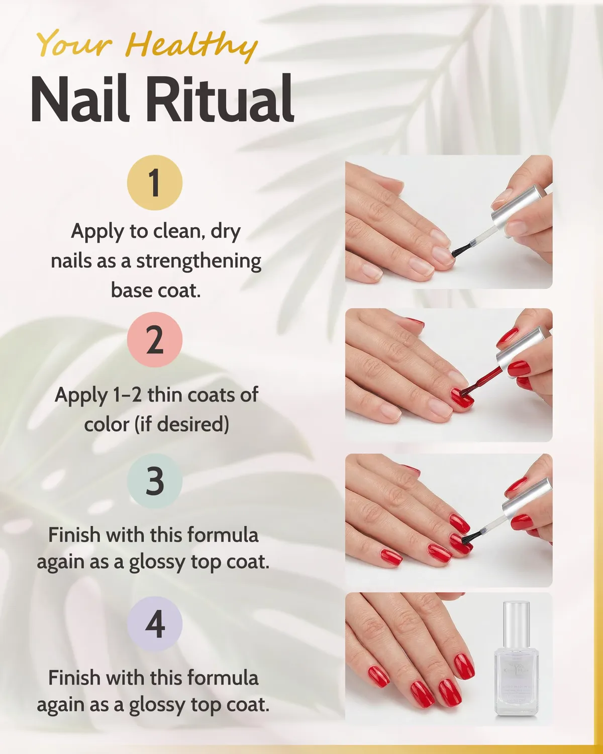 Karma Organic Due in Uno base e top coat trasparente