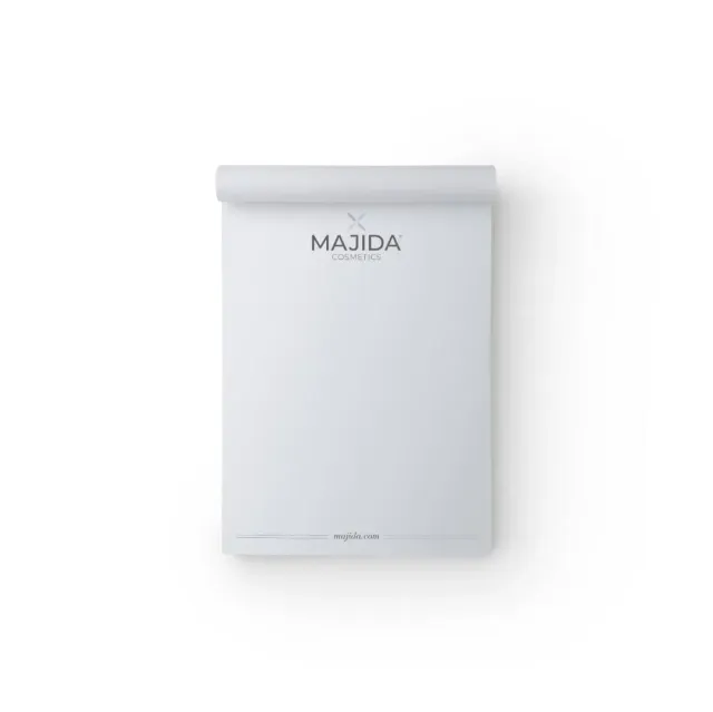 Majida Cosmetics Block Notes blocco salone cartaceo