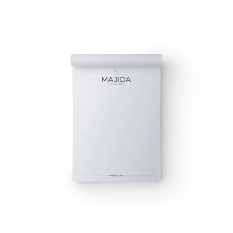 Majida Cosmetics Block Notes blocco salone cartaceo