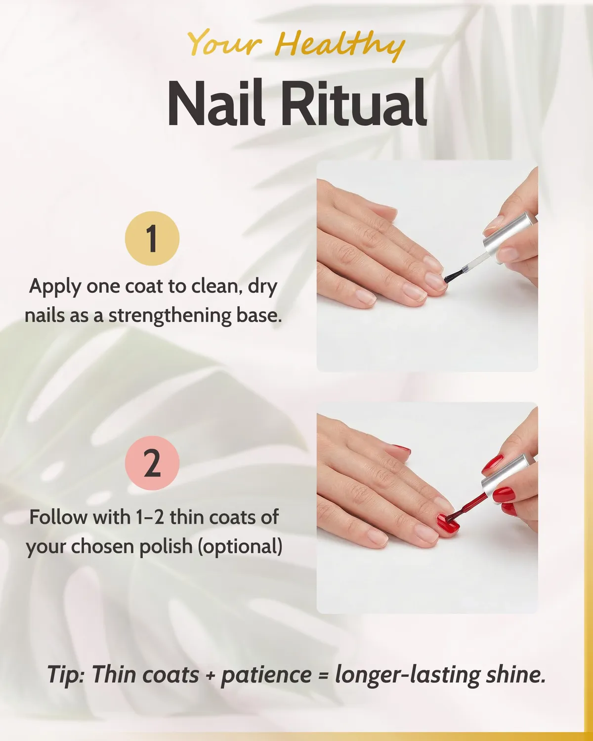 Karma Organic Finish Top Coat smalto effetto gel lucido