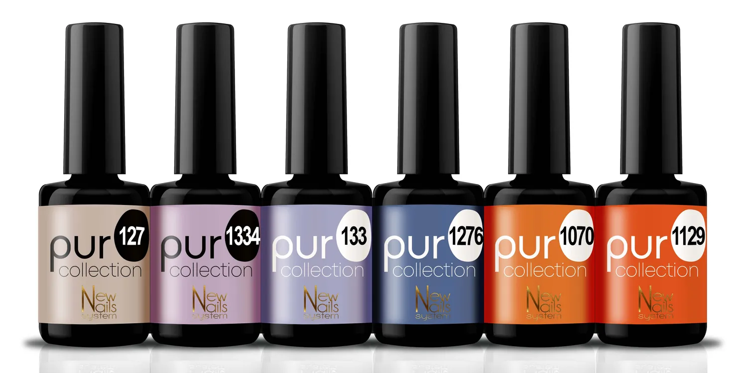 New Nails System Autunno Italiano set 6 semipermanenti coprente