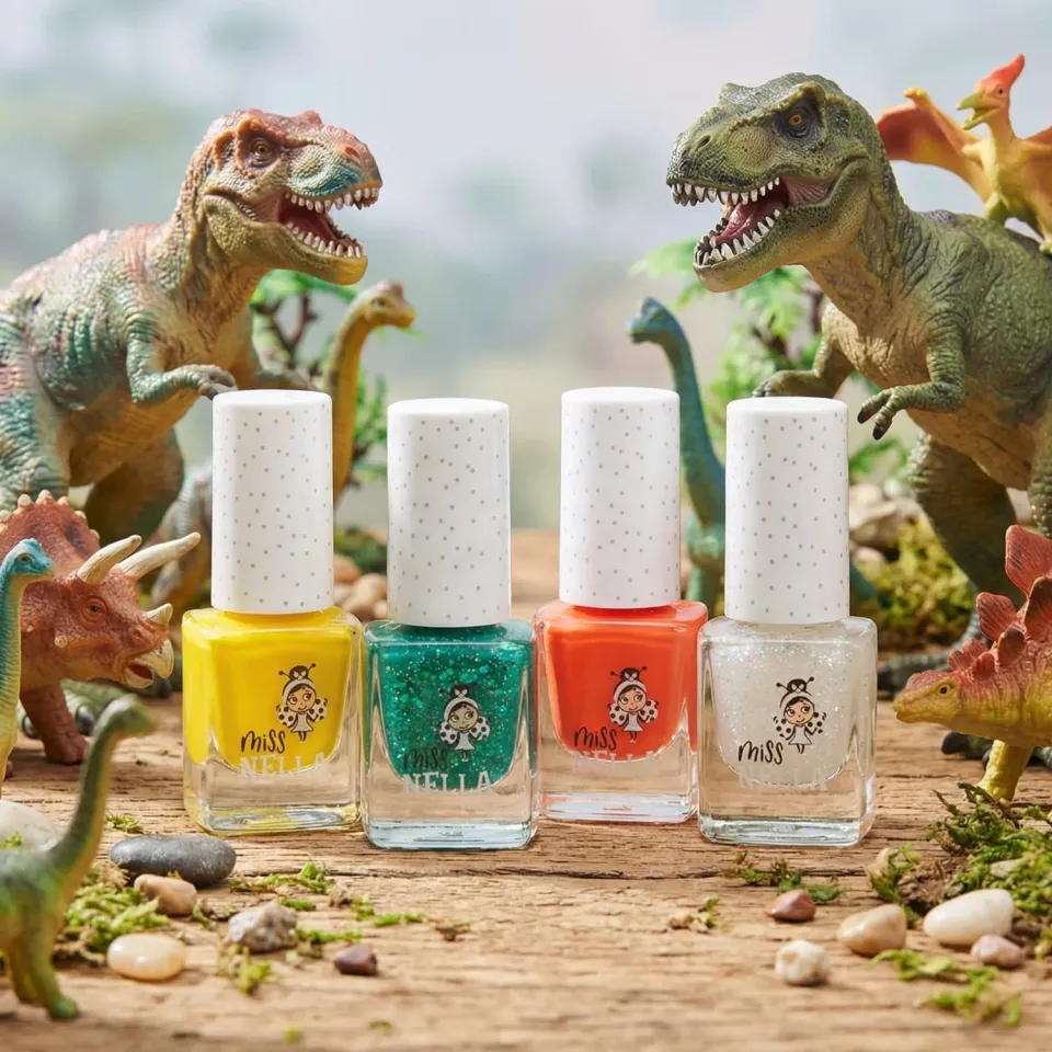 Miss Nella Dino smalto unghie peel off 4 pezzi atossico