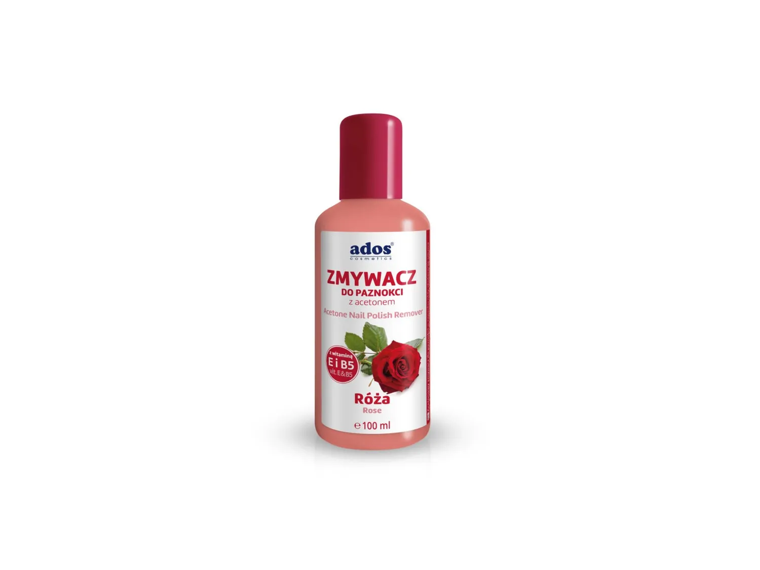 Ados Cosmetics Acetone solvente unghie 100 ml con vitamina E