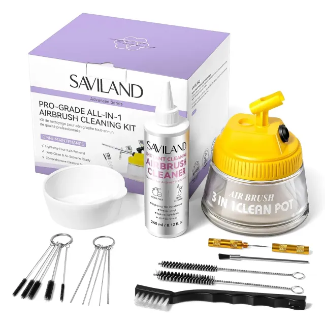 Saviland Cleaner kit pulizia aerografo inodore bassa