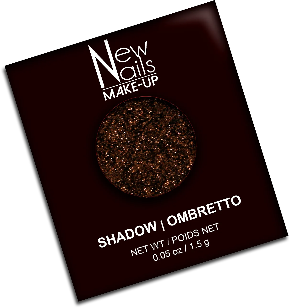 New Nails System EG10 ombretto glitter dark sun solo cialda