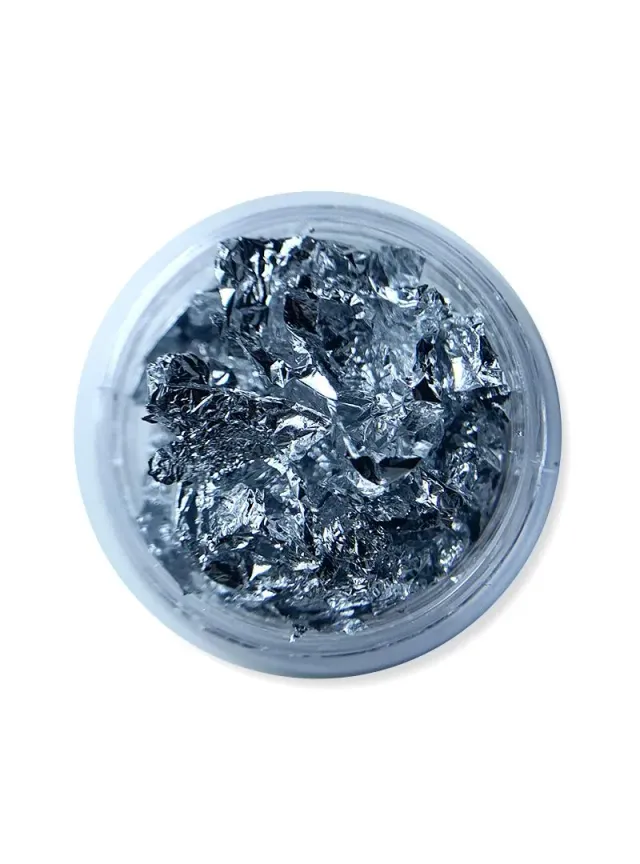 Majida Cosmetics Scaglie Argento decorazioni unghie