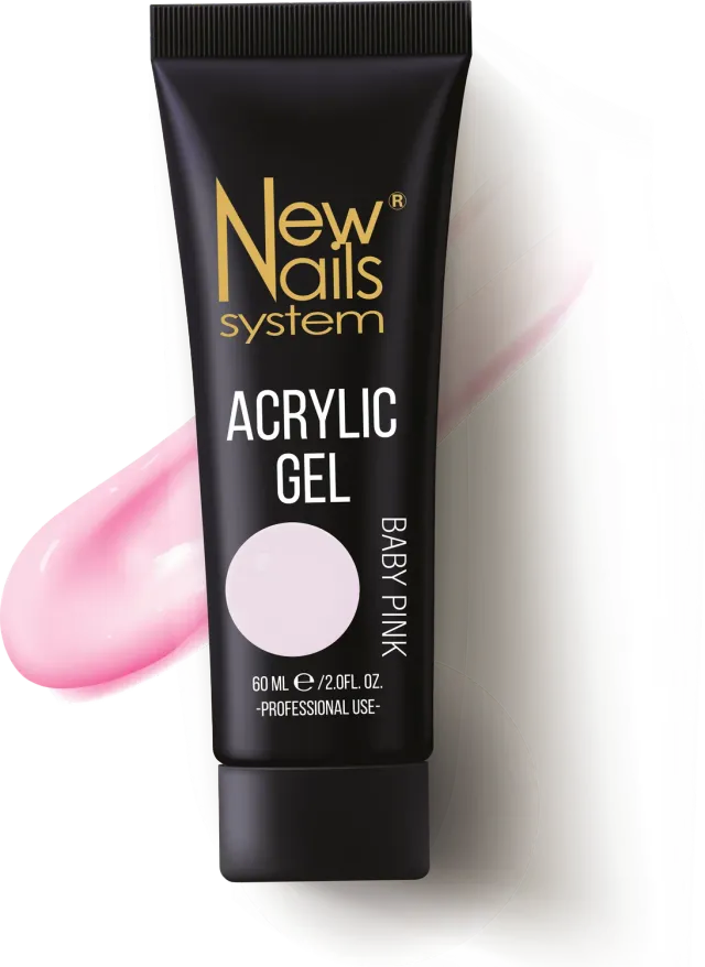 New Nails System Acrygel Baby Pink gel acrilico 60 ml rosa