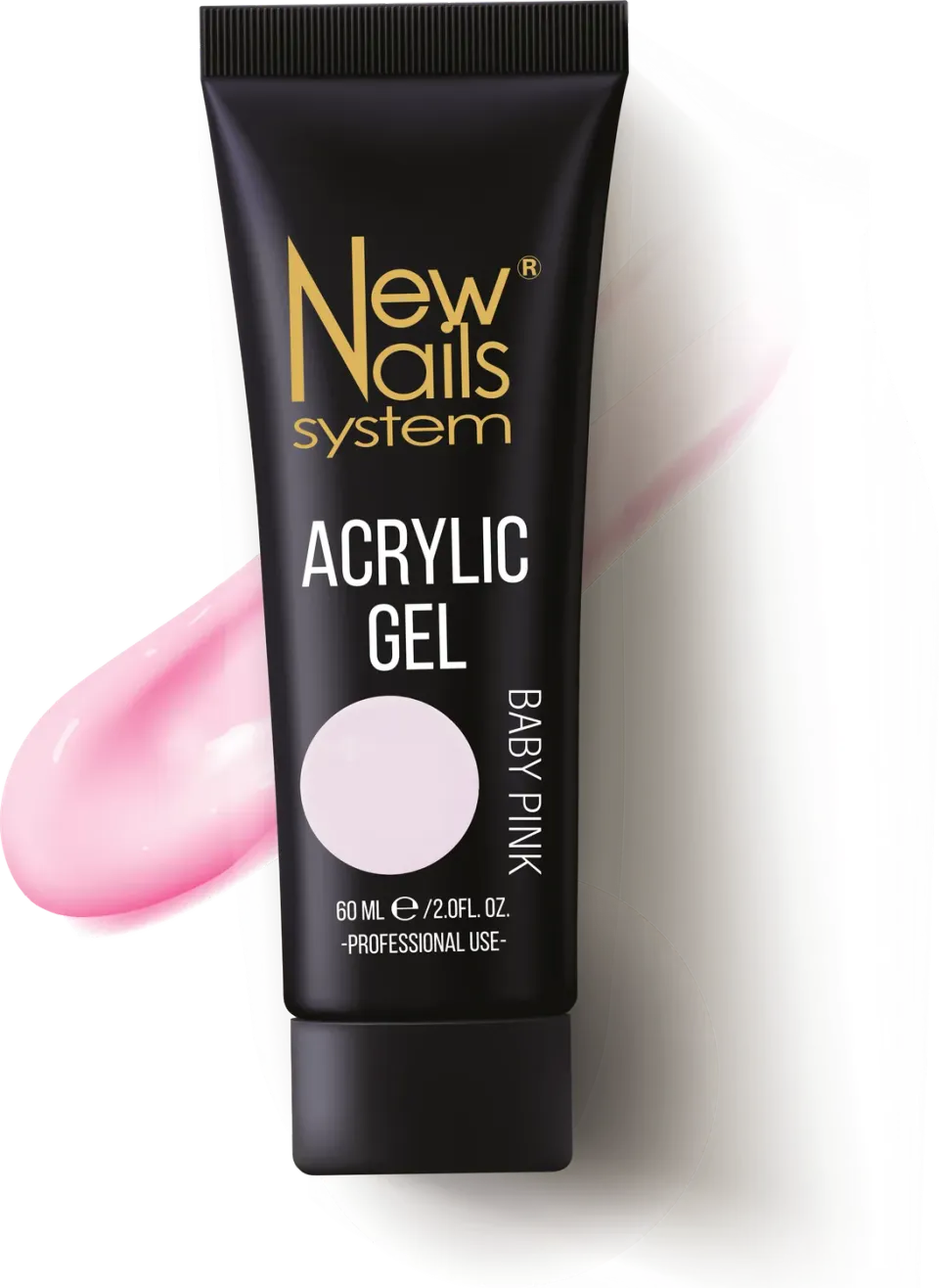 New Nails System Acrygel Baby Pink gel acrilico 60 ml rosa