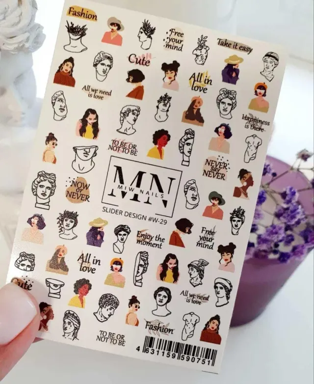 Majida Cosmetics Slider MNW29 decorazioni unghie ad acqua