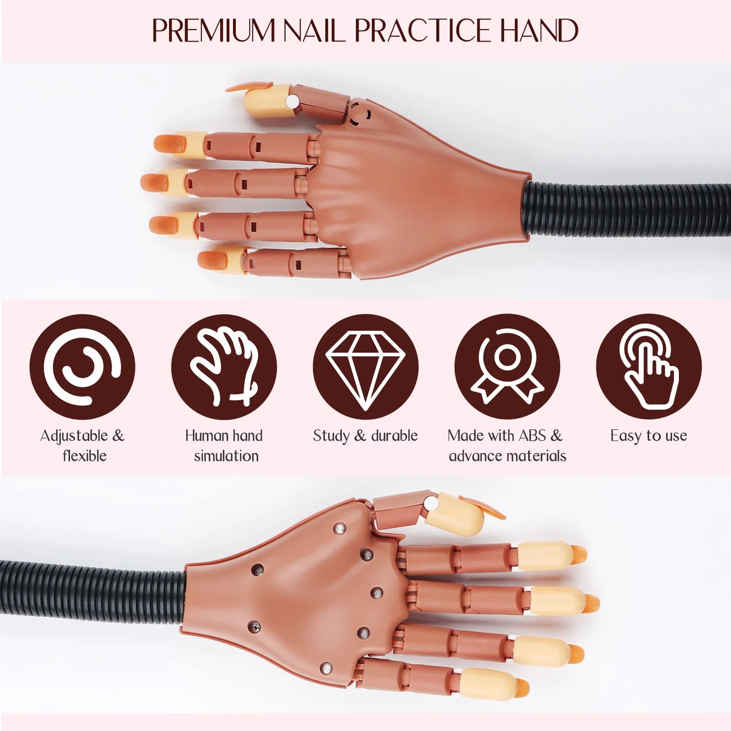 Saviland Mano Pratica Unghie Kit Allenamento Completo