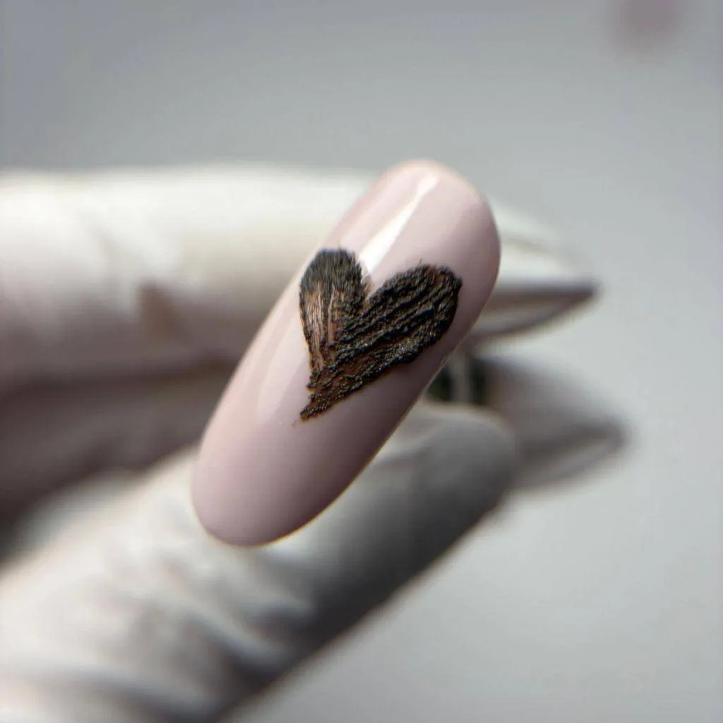 Majida Cosmetics Gypsum Gel Brown gel nail art marrone opaco