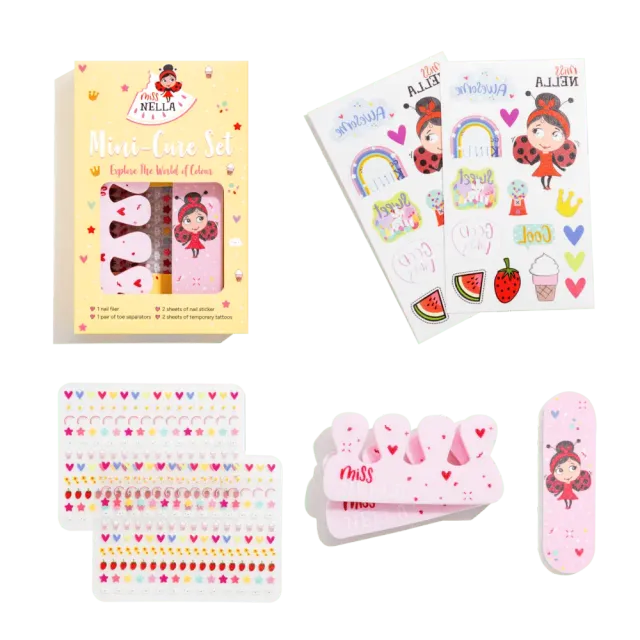 Miss Nella Set smalto accessori unghie gioco assortiti