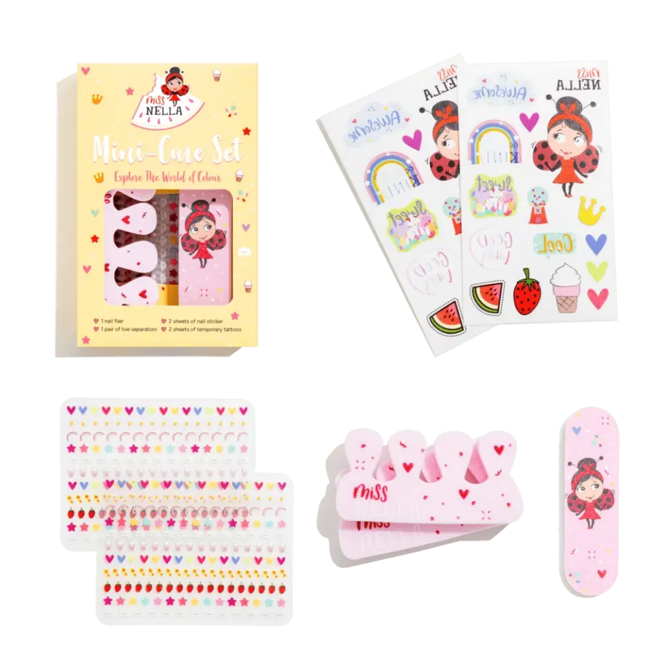 Miss Nella Set smalto accessori unghie gioco assortiti