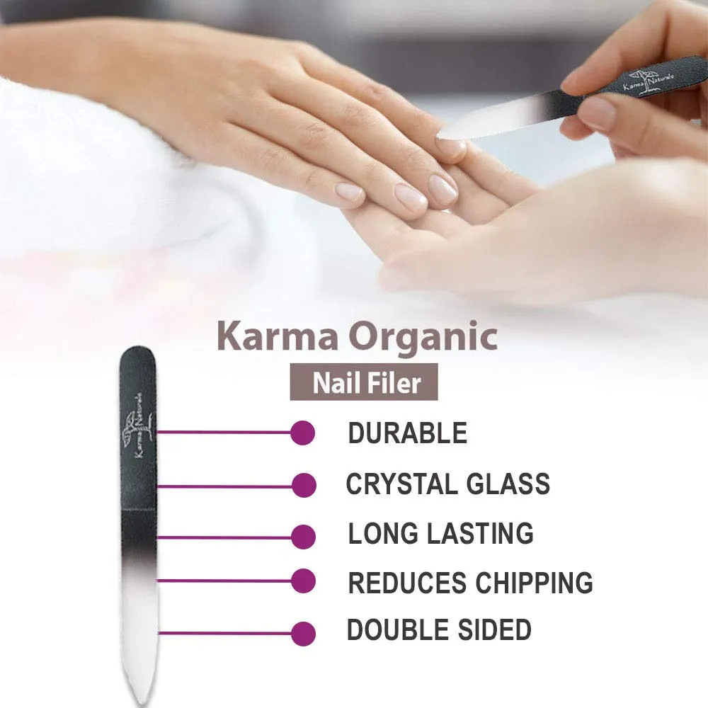 Karma Organic lima unghie vetro doppia superficie