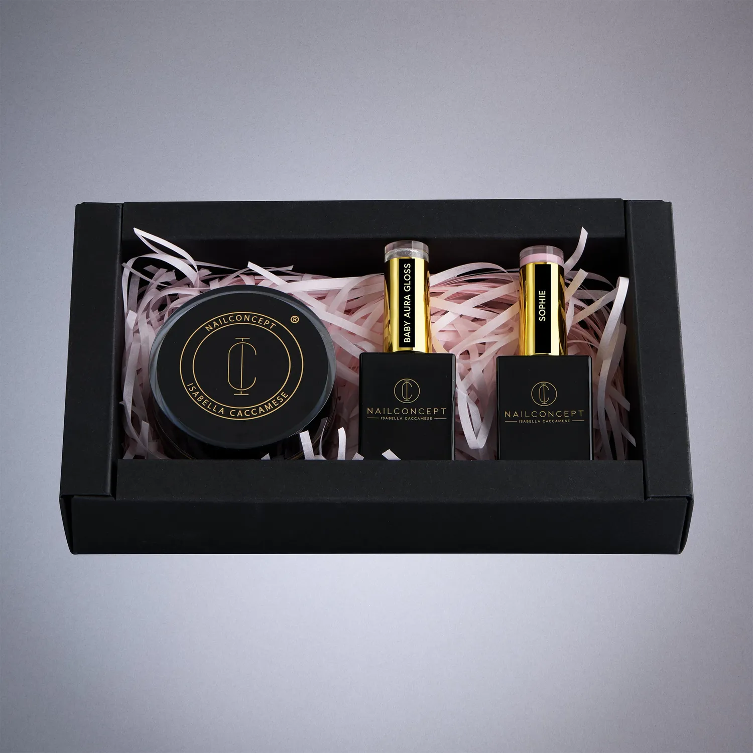 Nail Concept Sophie Collection kit unghie rosa seta builder e colore
