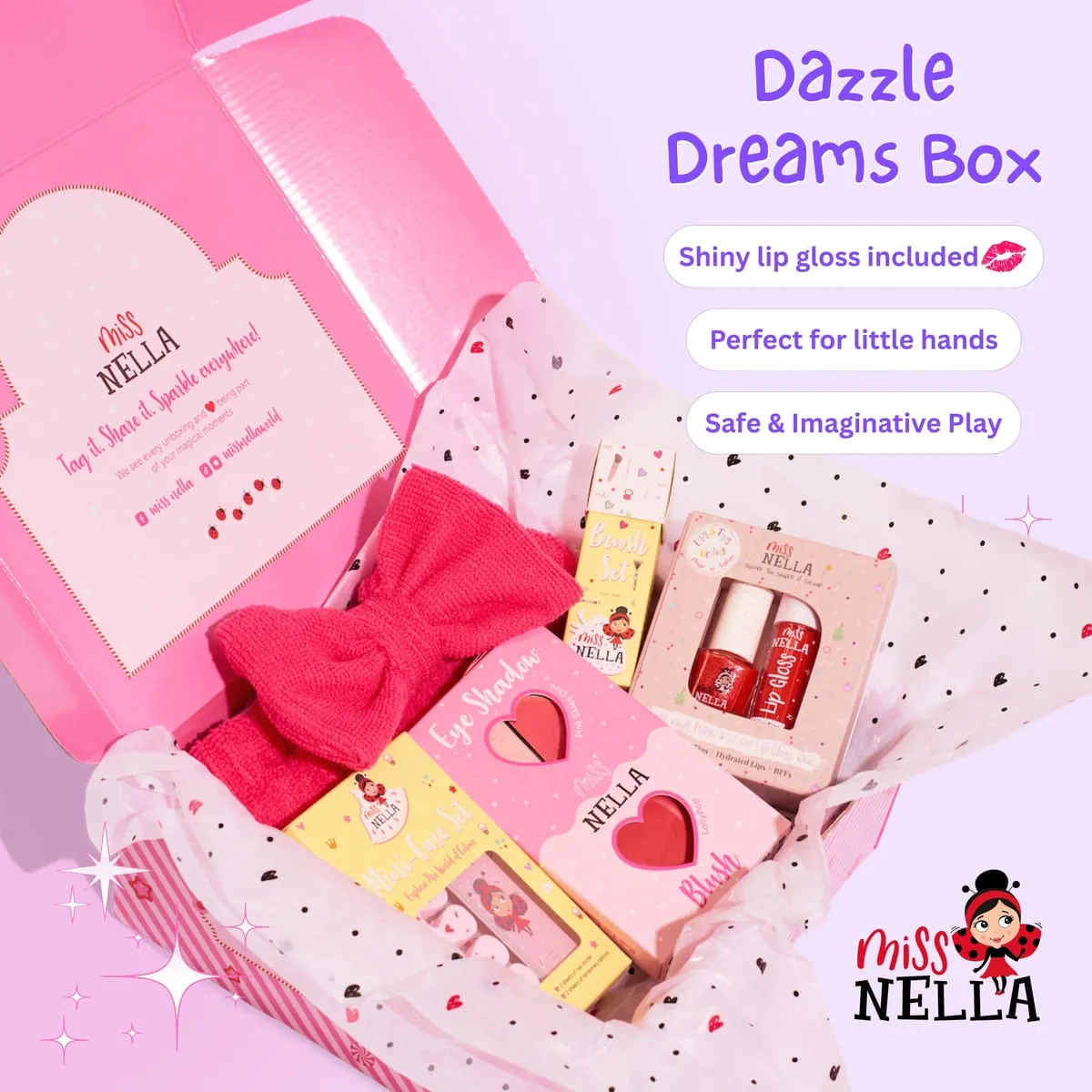 Miss Nella Mini Marvels Box set regalo trucco bambina glitter