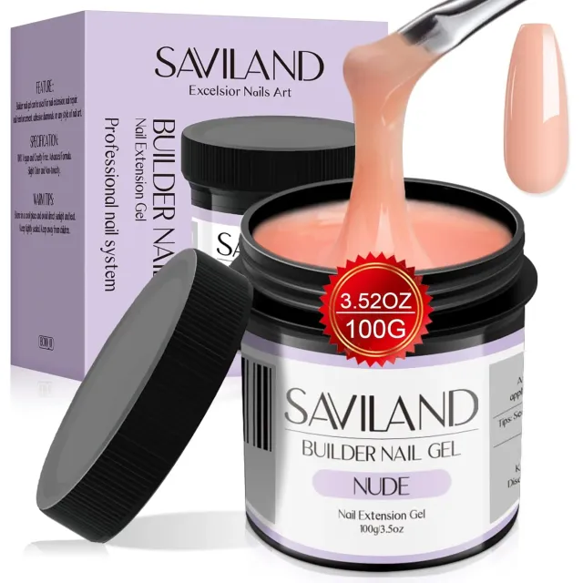 Saviland Builder Gel Nude Barattolo 100g resa duratura