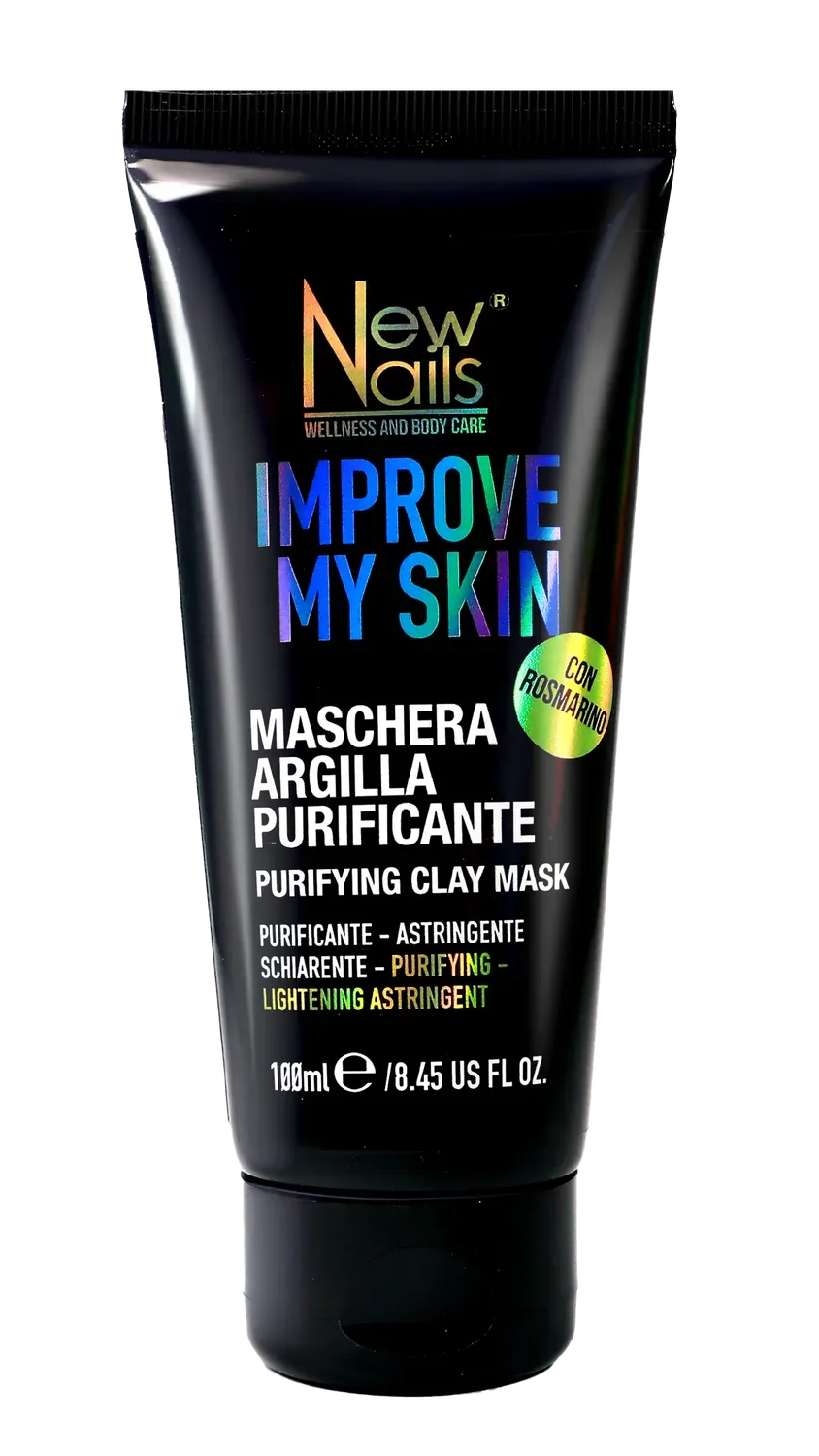 New Nails System Improve My Skin maschera viso argilla 100ml purificante