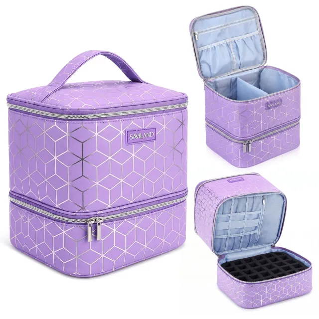 Saviland Borsa Organizer Smalti Viola 30 Flaconi
