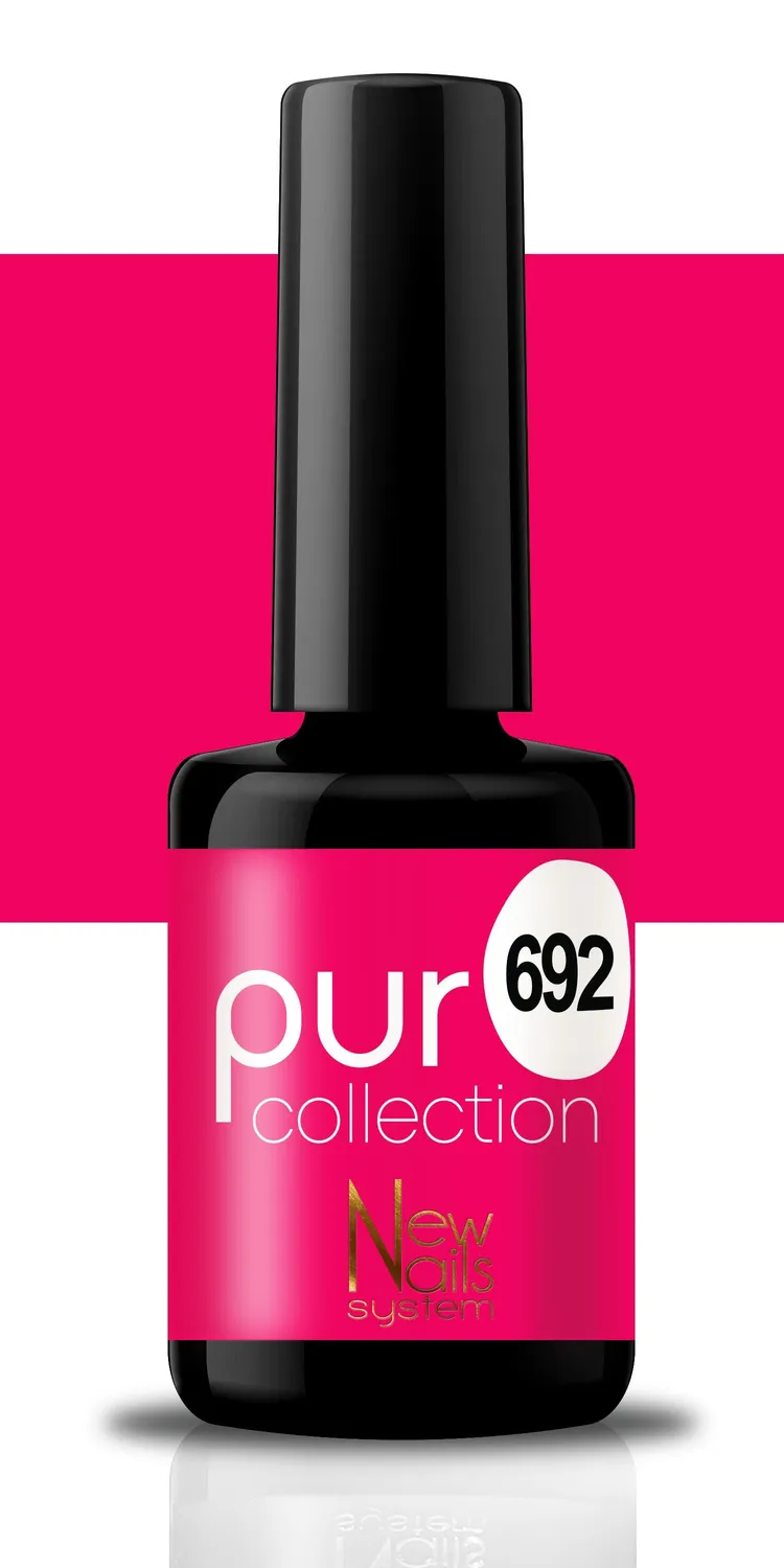 New Nails System Popart 692 smalto semipermanente fucsia vivo coprente