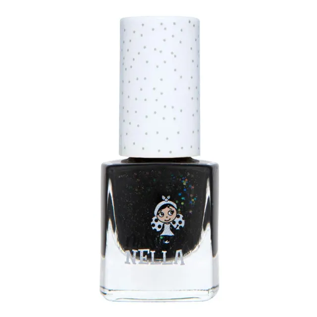 Miss Nella MN24 Surprise Party smalto nero glitter peel off