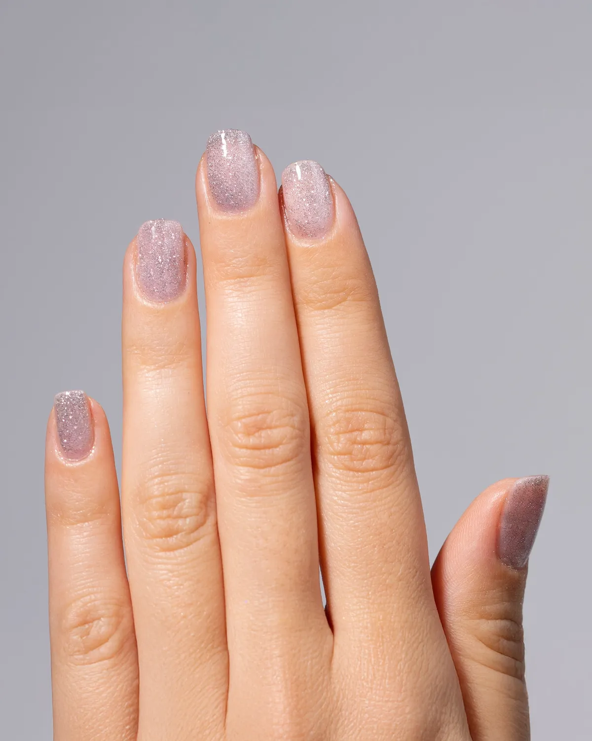 Mesauda Lacqwear 47 Glitter Argento smalto semipermanente 10 ml senza HEMA