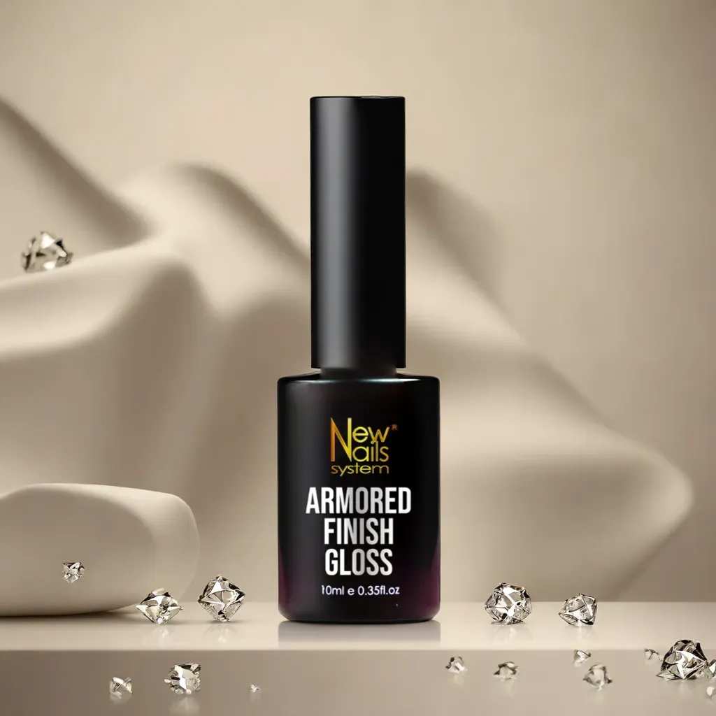 New Nails System Armored Finish Gloss top coat vetro 10 ml