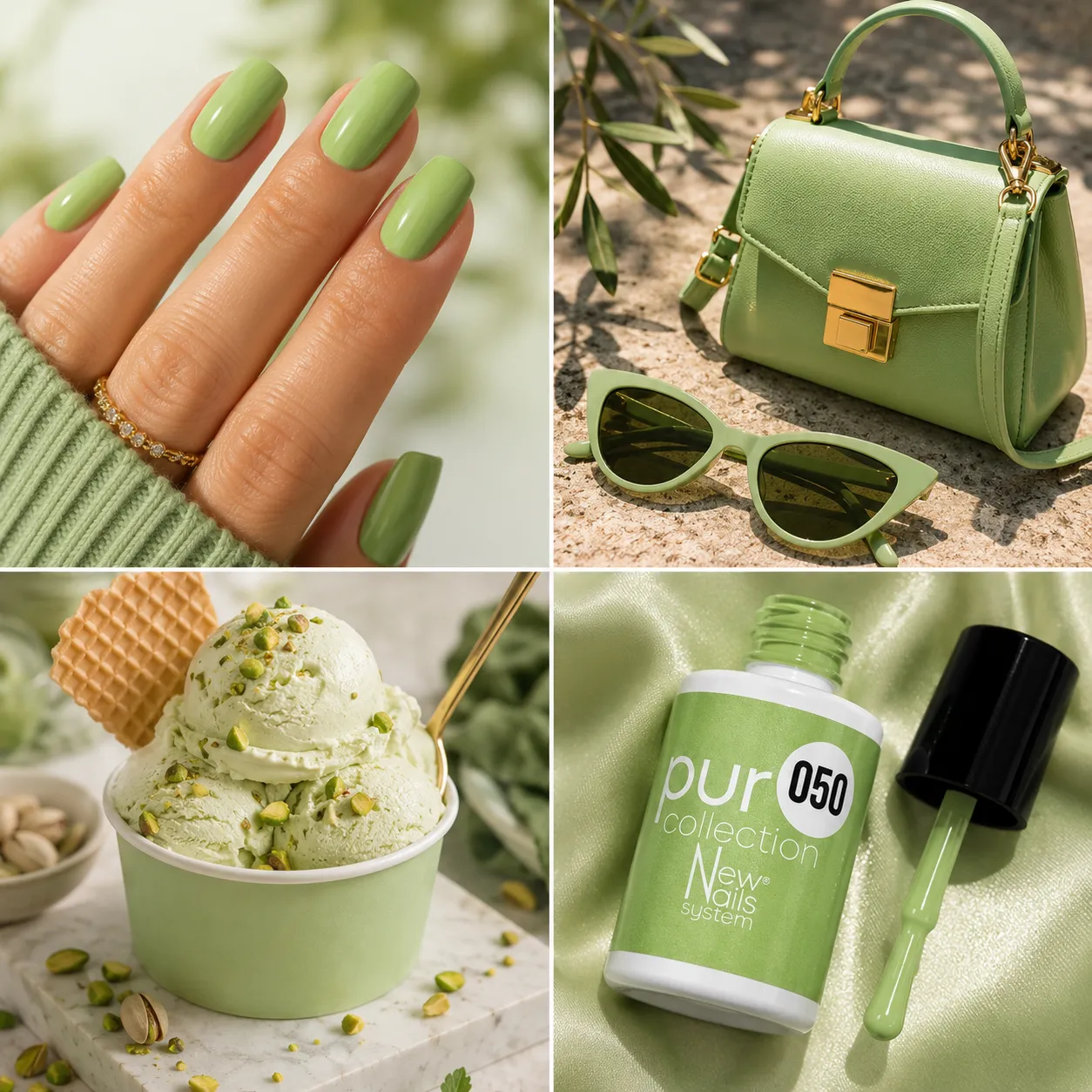 New Nails System Candies 050 smalto semipermanente pistacchio candy